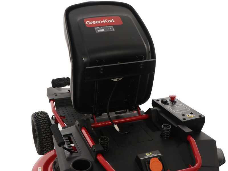 GeoTech Pro Green-Kart 76 - Trattorino taglierba a batteria 48V/50Ah - scarico laterale e mulching