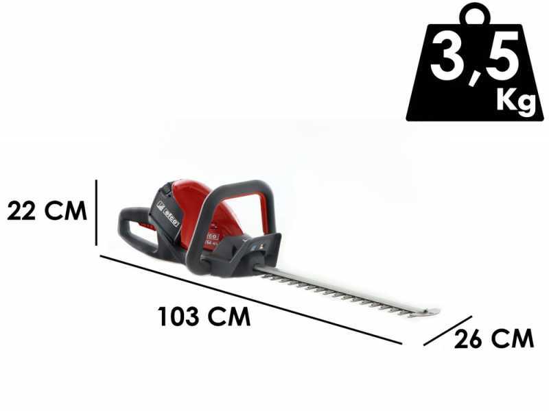 Efco TGI 45 - Tagliasiepi elettrico a batteria 40V/2Ah - Lama da 45 cm