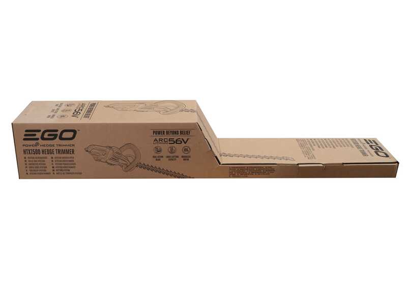 EGO HTX7500 - Tagliasiepi a batteria brushless lama da 75 cm - SENZA BATTERIE E CARICABATTERIE