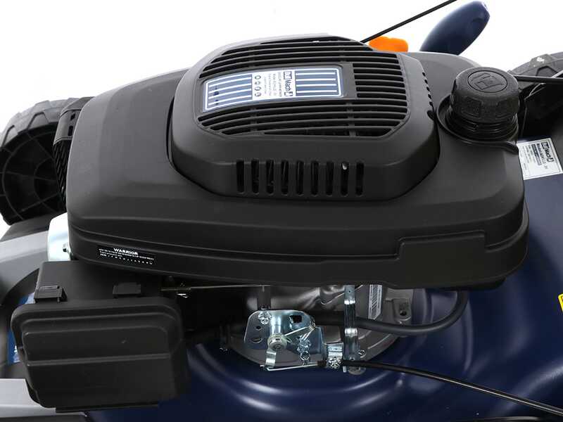 BullMach ACHILLE 51 - Rasaerba a scoppio trazionato - 4 in 1 -  Motore a scoppio da 224cc - Avviamento elettrico