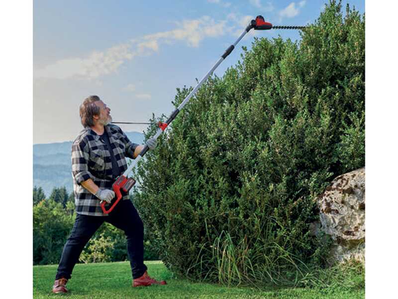 Einhell GC-HH 18/45 Li T - Tagliasiepi su asta di prolunga a batteria 18V 2.5Ah