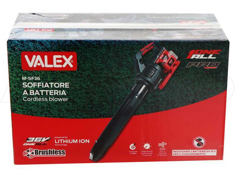Valex M-SF36 - Soffiatore a batteria - SENZA CARICABATTERIA E BATTERIA