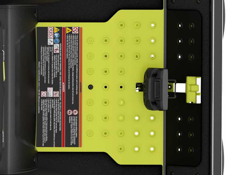 Ryobi ZTR480ex - Trattorino taglierba a batteria a raggio zero - Motore elettrico a batteria 48V/100Ah - taglio da 107cm - 2in1