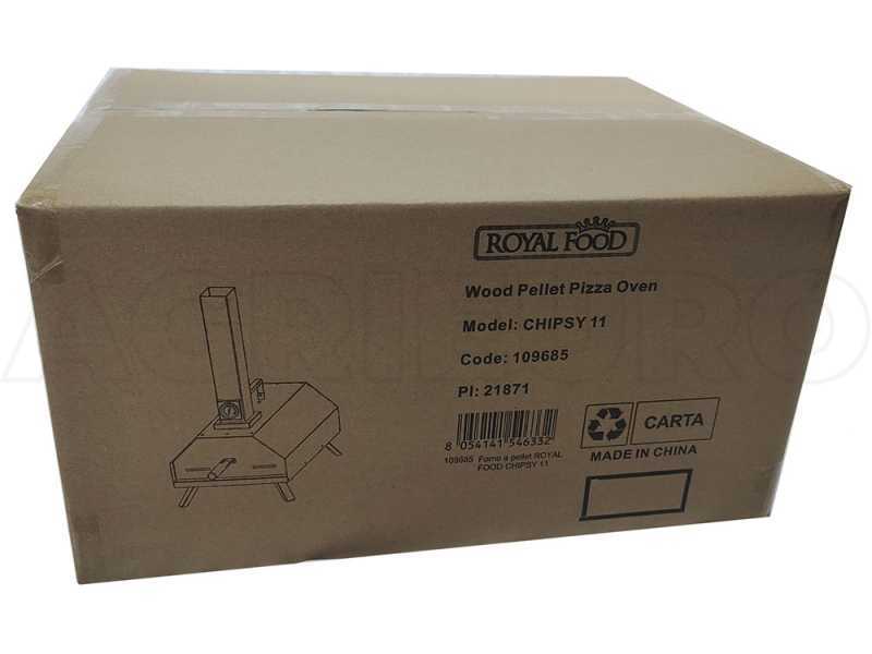 Royal Food WOODSY 13 - Forno a pellet per pizza - Capacit&agrave; di cottura: 1 pizza