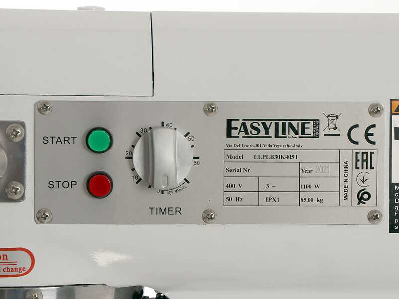 FIMAR EASYLINE B30K - Impastatrice planetaria professionale - Trifase - Vasca INOX da 30 litri