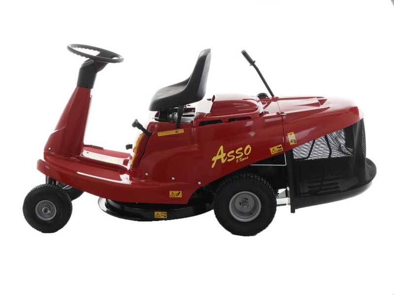 Eurosystems ASSO 67 Mini rider - Rider trattorino rasaerba - Motore B&amp;S 21R5 POWER BUILT 344 cc - 7.7 Kw