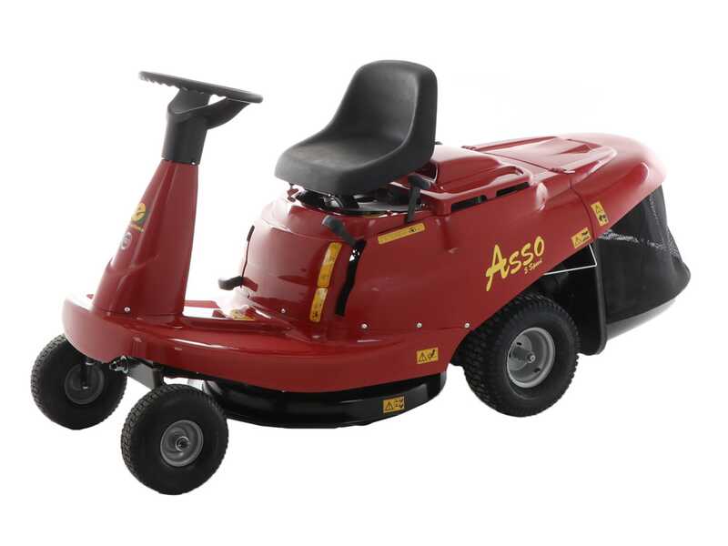 Eurosystems ASSO 67 Mini rider - Rider trattorino rasaerba - Motore B&amp;S 21R5 POWER BUILT 344 cc - 7.7 Kw