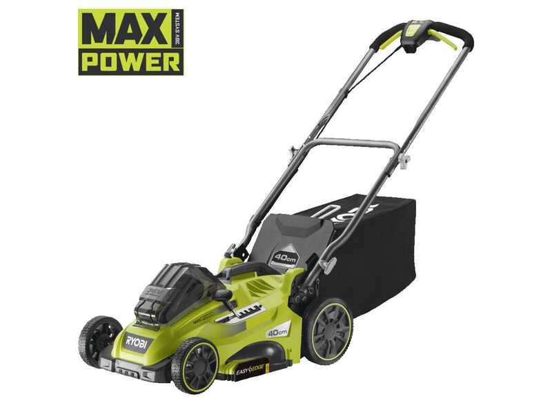 Ryobi RLM36X41H50PG - Tagliaerba a batteria - MAX POWER 36V/5Ah - Taglio 40 cm