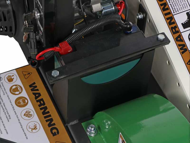 GreenBay Deep LE-330 - Fresaceppi - Motore Loncin 420 cc con avviamento elettrico - Ruota di taglio con 8 frese in carburo di tungsteno