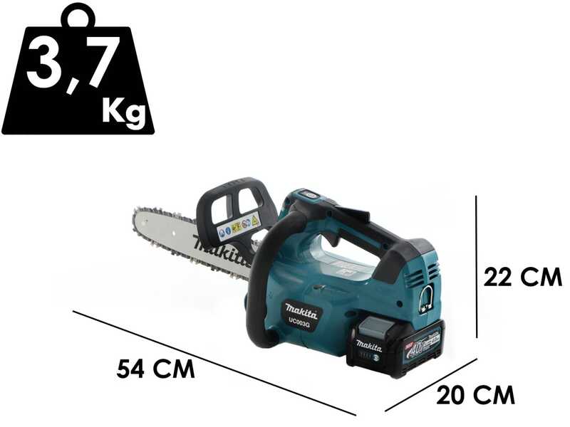 Elettrosega a batteria Makita UC003GZ- lama da 30 cm -SENZA BATTERIE E CARICABATTERIE