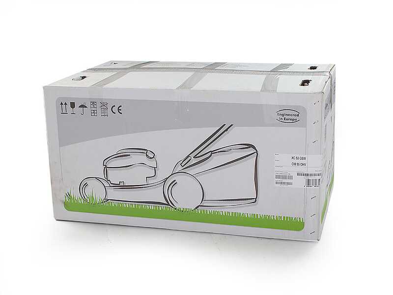 CastelGarden XC 53 S C - Rasaerba a scoppio trazionato - 4 in 1 - Motore da 166 cc