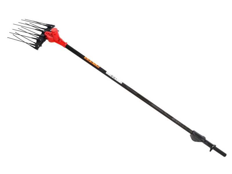 Aima Twist Furia-Evolution - Abbacchiatore a batteria 220-300 cm - Asta alluminio + prolunga