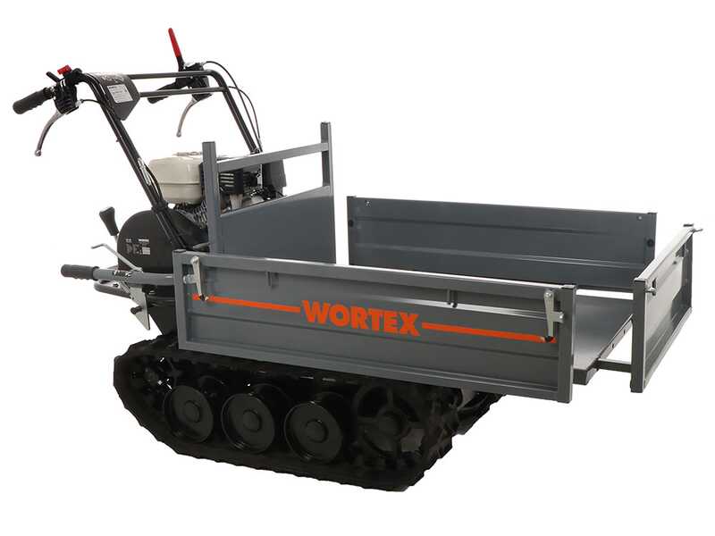 Wortex SFH 300 - Motocarriola cingolata cassone estensibile - Portata 300Kg