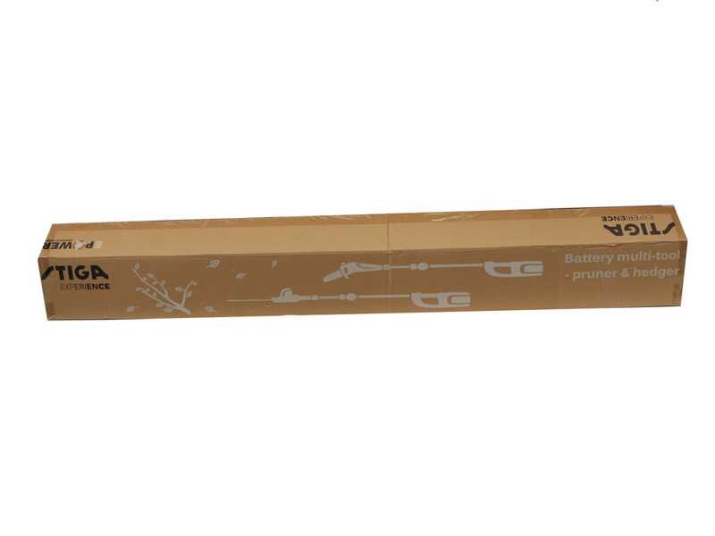 Stiga MT 500e Kit - Tagliasiepi e Potatore su asta di prolunga multifunzione - Batteria e caricabatterie inclusi