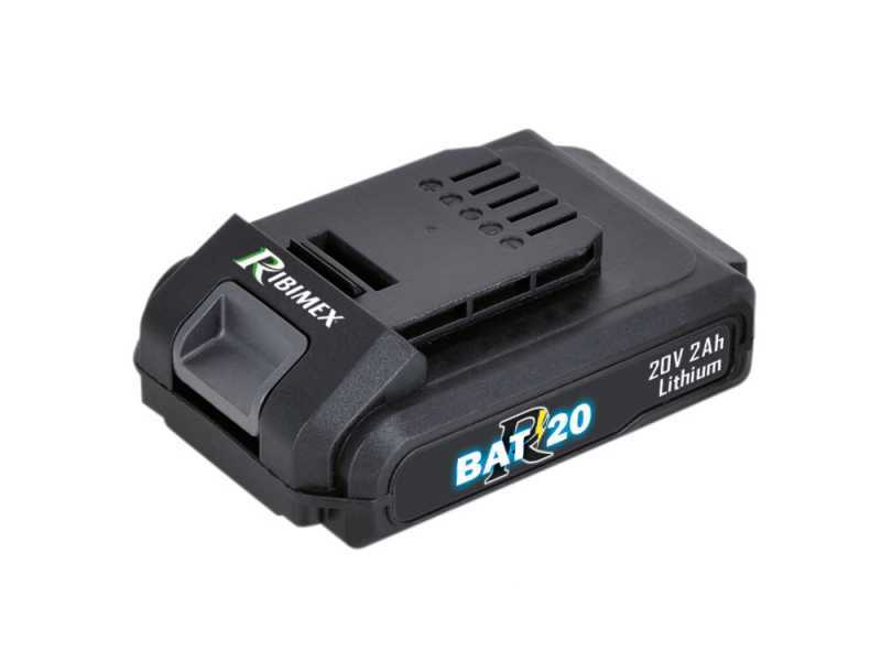 Ribimex PRBAT20-S - Soffiatore a batteria 20V 2Ah