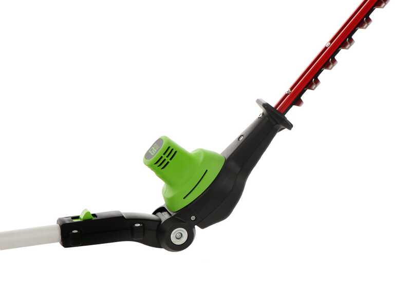 Greenworks G60PHT51 - Tagliasiepi su asta di prolunga a batteria 60V - SENZA BATTERIE E CARICABATTERIE