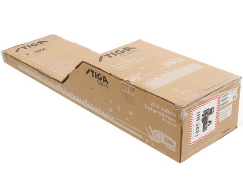 Stiga HT 100e KIT - Tagliasiepi a batteria 20V/2Ah - Lama da 55 cm 
