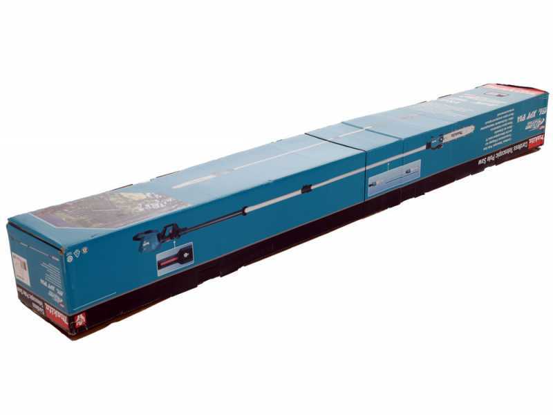 Makita UA004G - Potatore elettrico a batteria su asta telescopica da 40V 2,5Ah - Batteria e Caricabatteria inclusi
