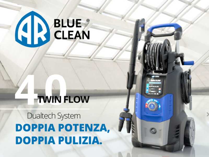 Annovi &amp; Reverberi Twin Flow 4.0 - Special Edition - Idropulitrice ad alta pressione - 150 bar max - portata 13,5 lt/min