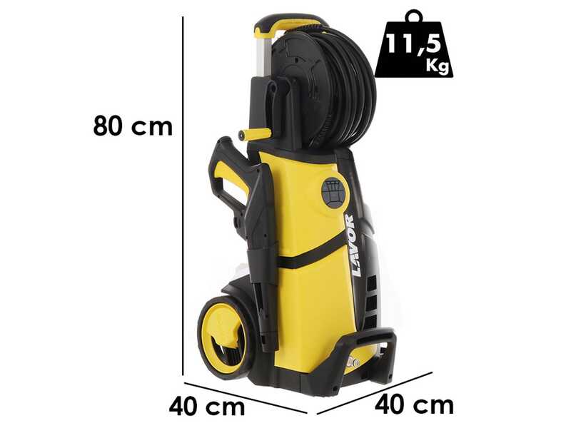Lavor LVR4 Plus 160 Digit - Idropulitrice Lavorwash semiprofessionale a freddo - 510 l/h - 160 bar