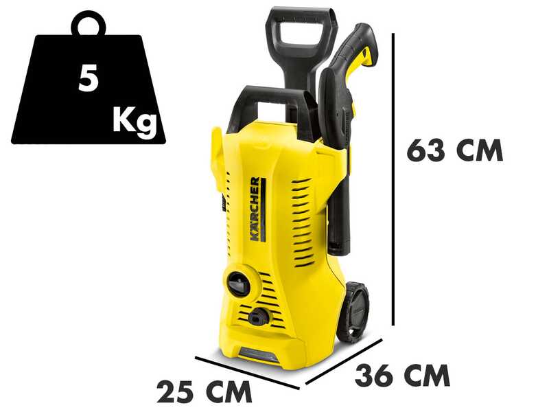 Karcher K2 Premium Full Control- Idropulitrice portatile a freddo - 360 lt/h - 110 bar