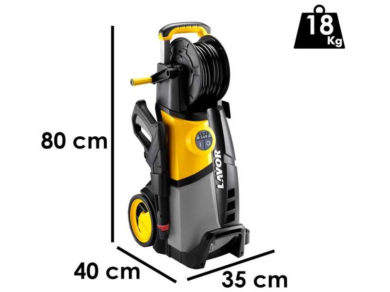 LAVOR LVR5 PLUS 150 DIGIT Idropulitrice semiprofessionale a freddo - 500 l/h - 150 bar