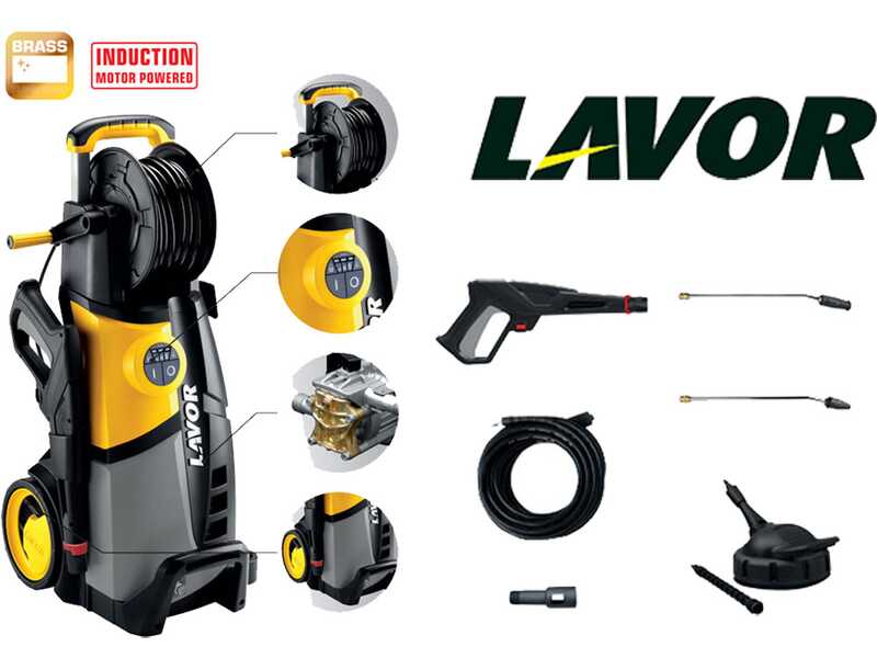 LAVOR LVR5 PLUS 150 DIGIT Idropulitrice semiprofessionale ad acqua fredda - 500 l/h - 150 bar