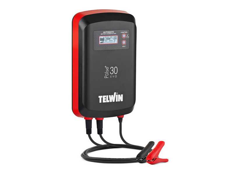 Telwin Pulse 30 Evo - Caricabatterie e mantenitore automatico - batterie 6/12/24V