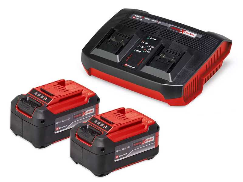 Einhell GE-LC 36/35 Li - Elettrosega a batteria 2 x 18V 5.2Ah - Lama da 35cm