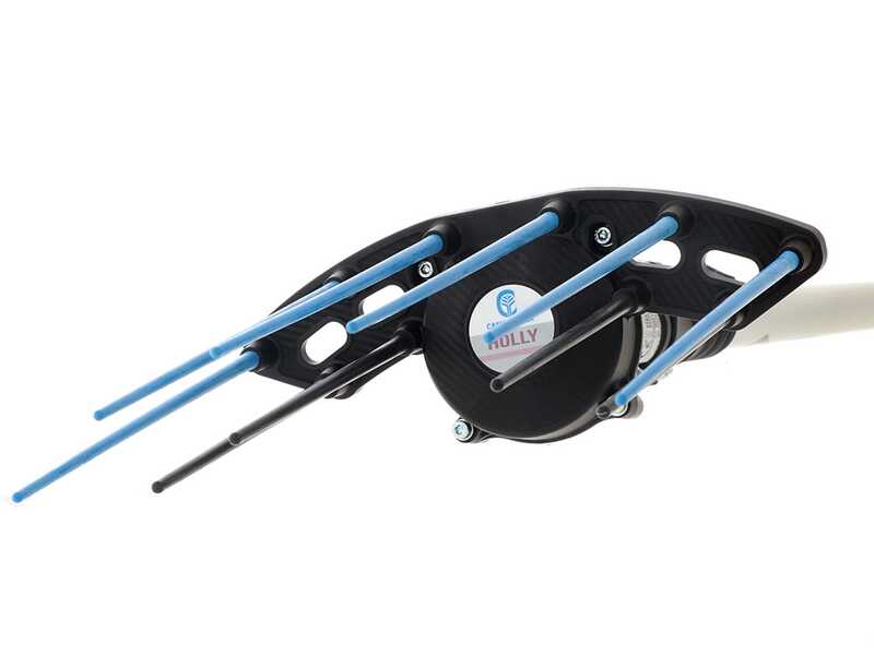 Campagnola Nuovo Holly 58V - Abbacchiatore elettrico a batteria - Batteria a zaino inclusa - Asta in alluminio da 185-270 cm