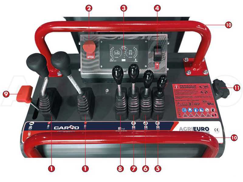 Motocarriola cingolata RAPTOR 6800 HED 4.0 - Honda GXe270