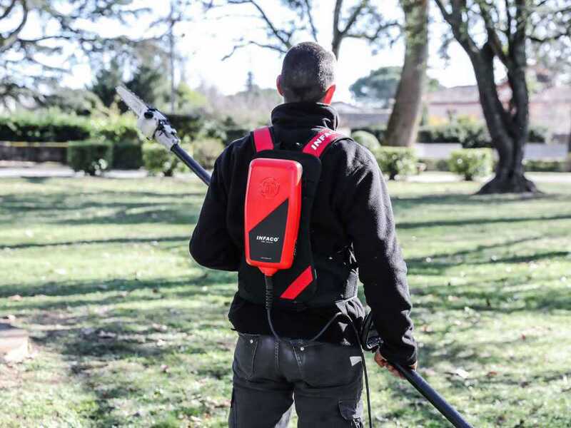 Infaco batteria zaino L850B - Gruppo di alimentazione per attrezzi elettrici - 48V/17Ah