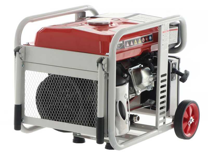 GeoTech Pro iGGP5000ES - Generatore di corrente inverter con avv. elettrico carrellato 4 kW - Continua 3.5 kW Monofase