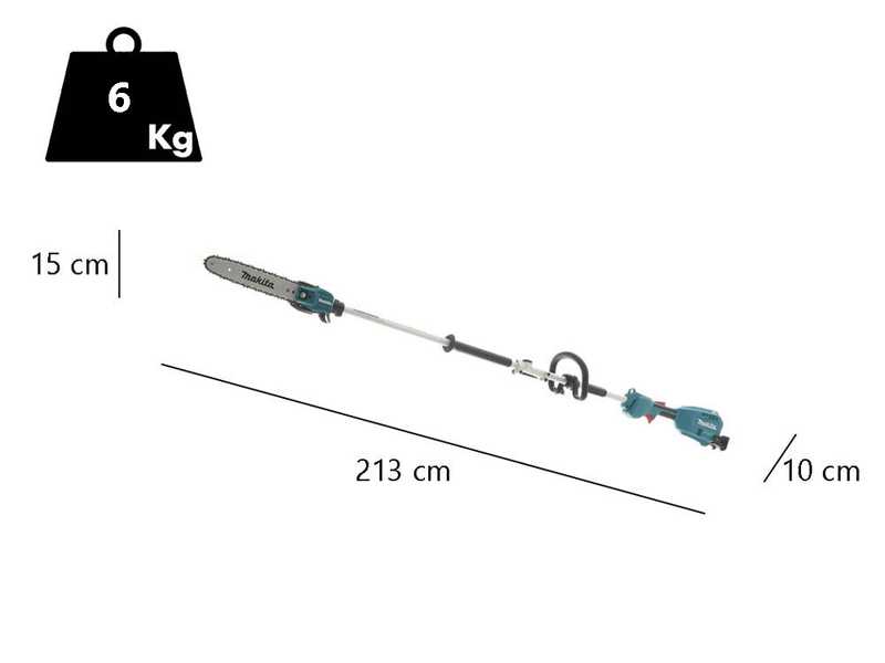 Makita DUX18 - Potatore a batteria multifunzione - 18V 5Ah