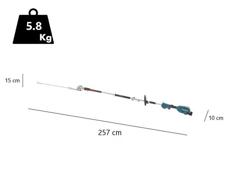 Makita DUX18 - Tagliasiepi multifunzione a batteria 18V/5Ah