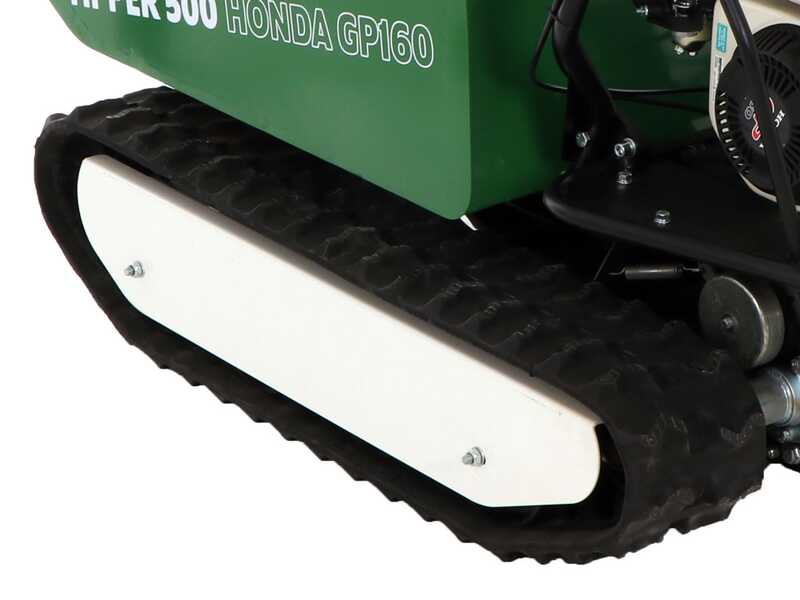 GreenBay TIPPER 500 HONDA GP160 - Motocarriola cingolata dumper  - Portata 500Kg