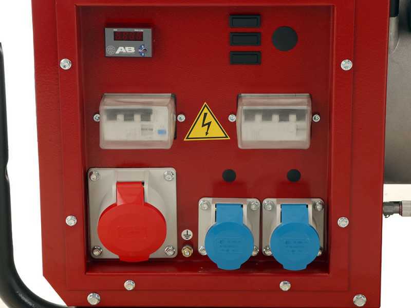 MOSA GE 13000 HBS - Generatore di corrente a benzina 10.4 kW - Continua 9 kW Trifase - Motore Honda GX630