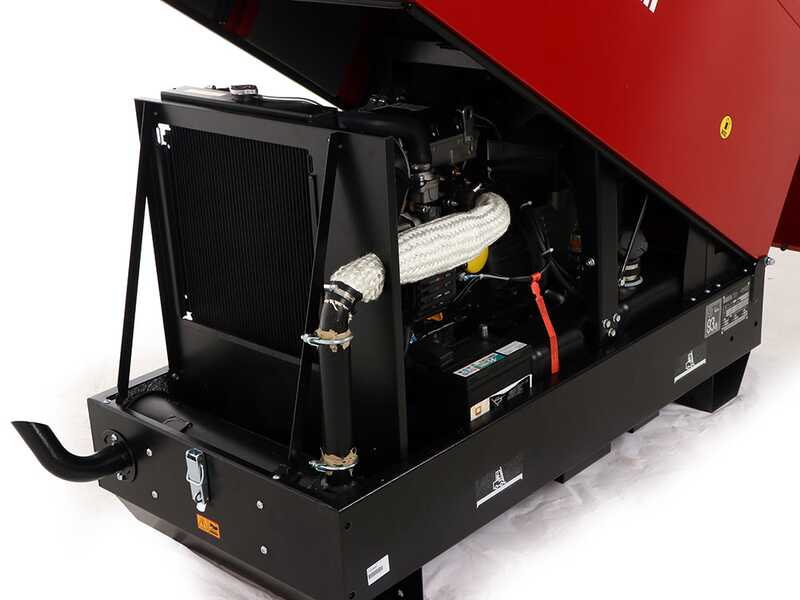 MOSA GE SX-11000 KDT - Generatore di corrente diesel silenziato 8.8 kW - Continua 8 kW Trifase + ATS - Motore Kohler KDW702