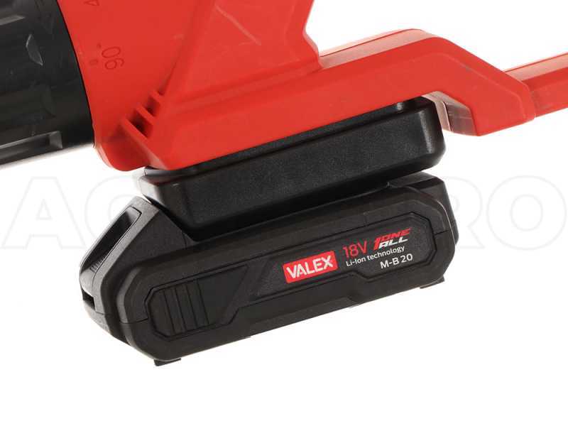 Valex M-SCT18 - Potatore su asta di prolunga a batteria - SENZA BATTERIE E CARICABATTERIE