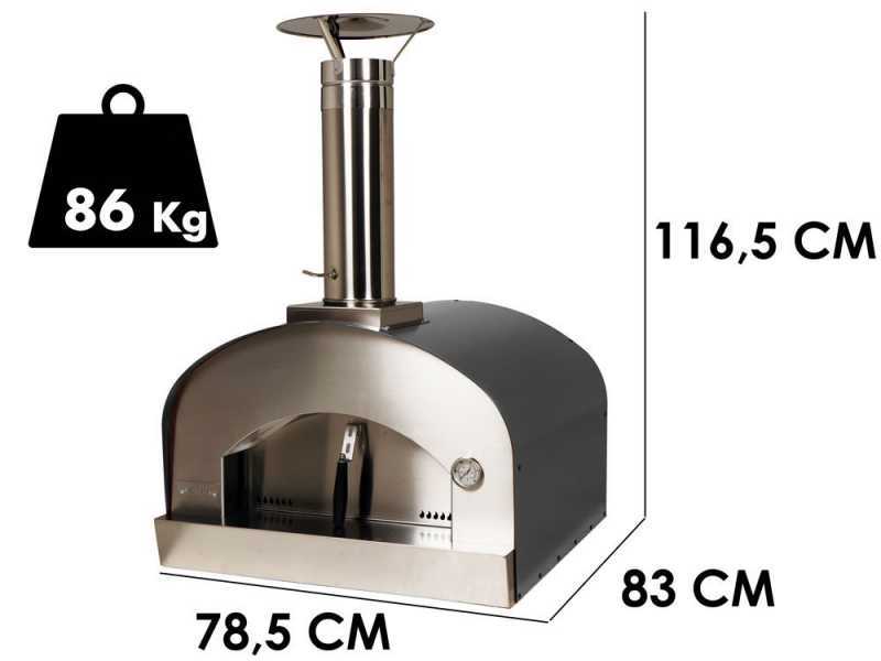 Seven Italy Persefone Antracite - Forno a legna