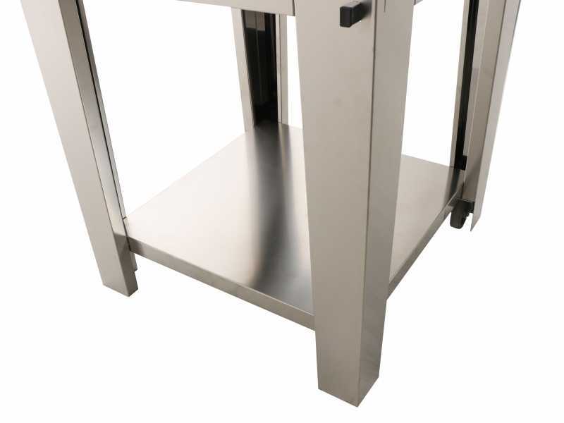 Seven Italy Persefone Antracite - Forno a legna da esterno con carrello