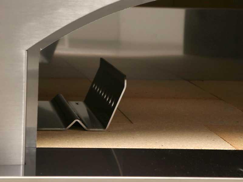 Seven Italy Ade Rosso - Forno a legna da esterno con carrello