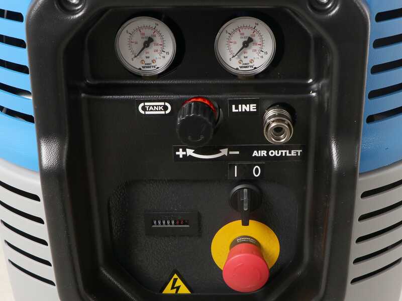 ABAC SPINN D2.2 90W 10 230/50 - Compressore rotativo a vite monofase silenziato - Motore 3 HP - 90 lt