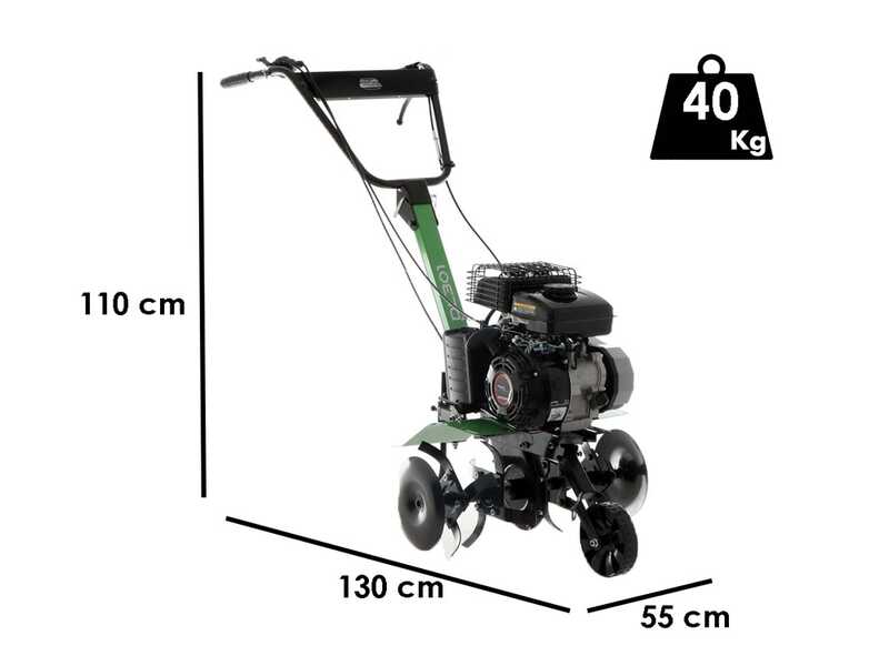Lampacrescia MGM DL301 - Motozappa a benzina 2.5 HP - Motore Loncin