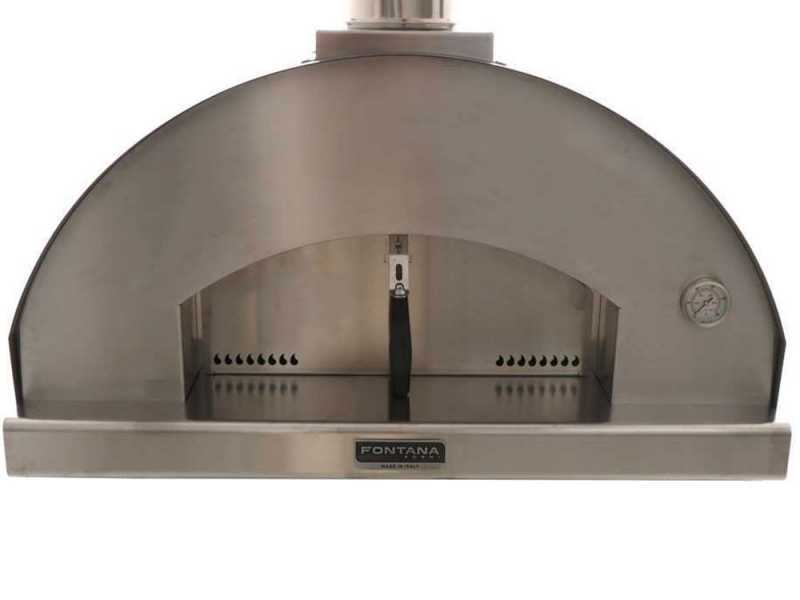 Fontana Mangiafuoco INOX - Forno a legna