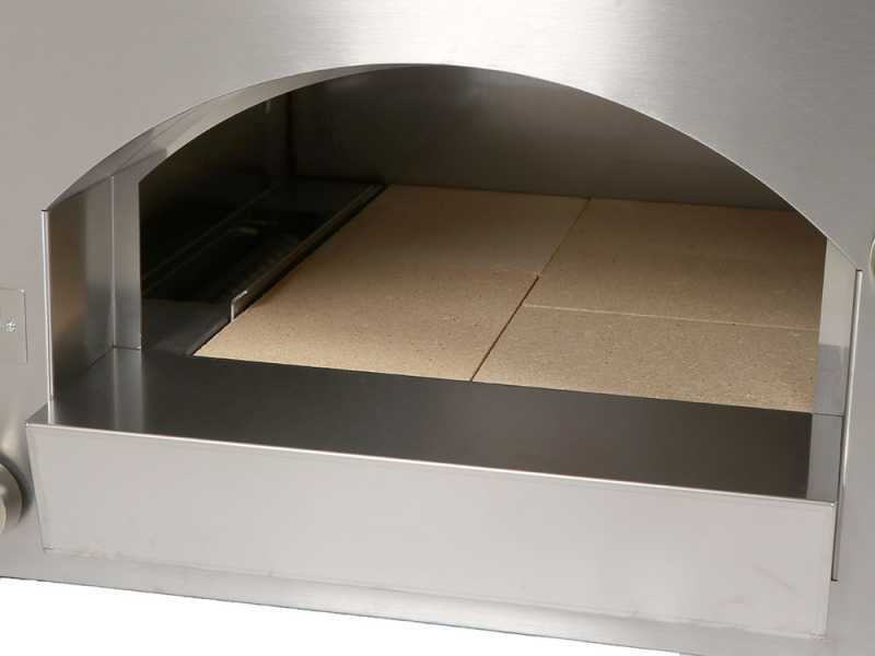 Fontana Margherita Antracite - Forno a gas