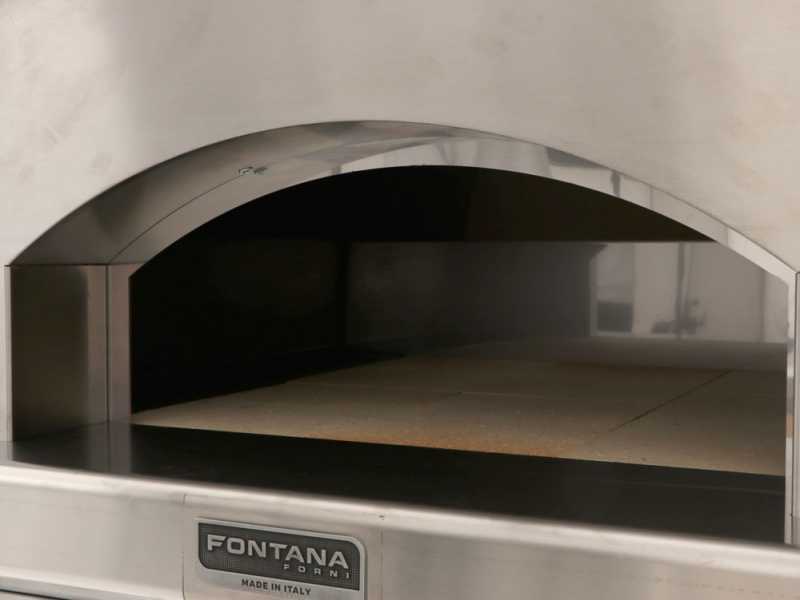 Fontana Margherita INOX - Forno a legna