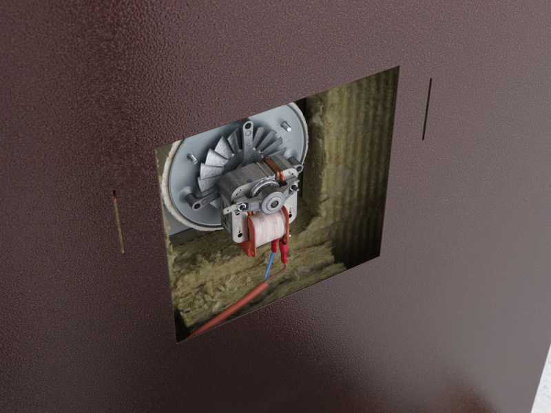 Rossofuoco Garden Color 65 Marrone - Forno a legna da incasso