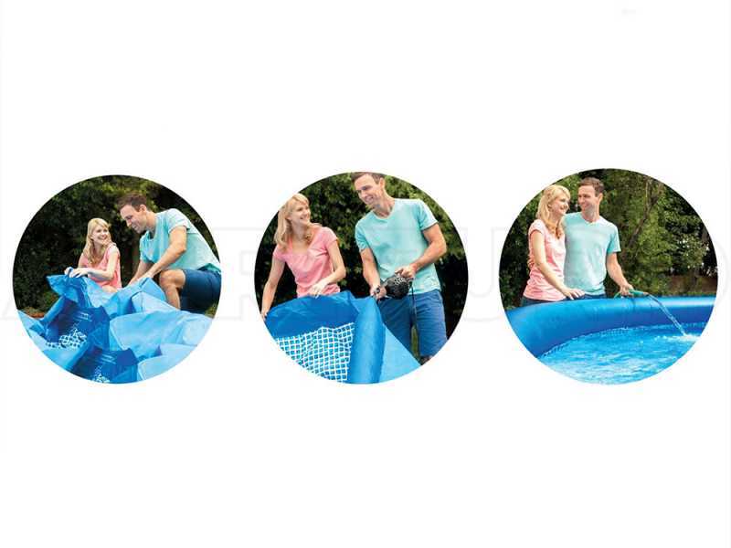 Intex Easy Set 28142NP - &Oslash;396x84 cm - Piscina gonfiabile + Pompa filtro 45 W