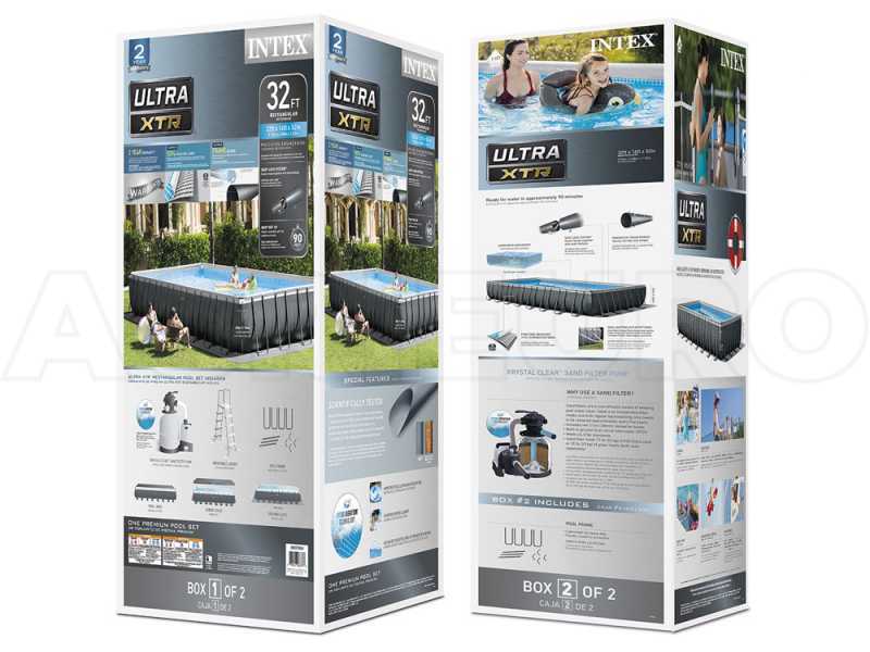Intex Ultra XTR Frame 26330NP - &Oslash;549x132 cm - Piscina Rotonda